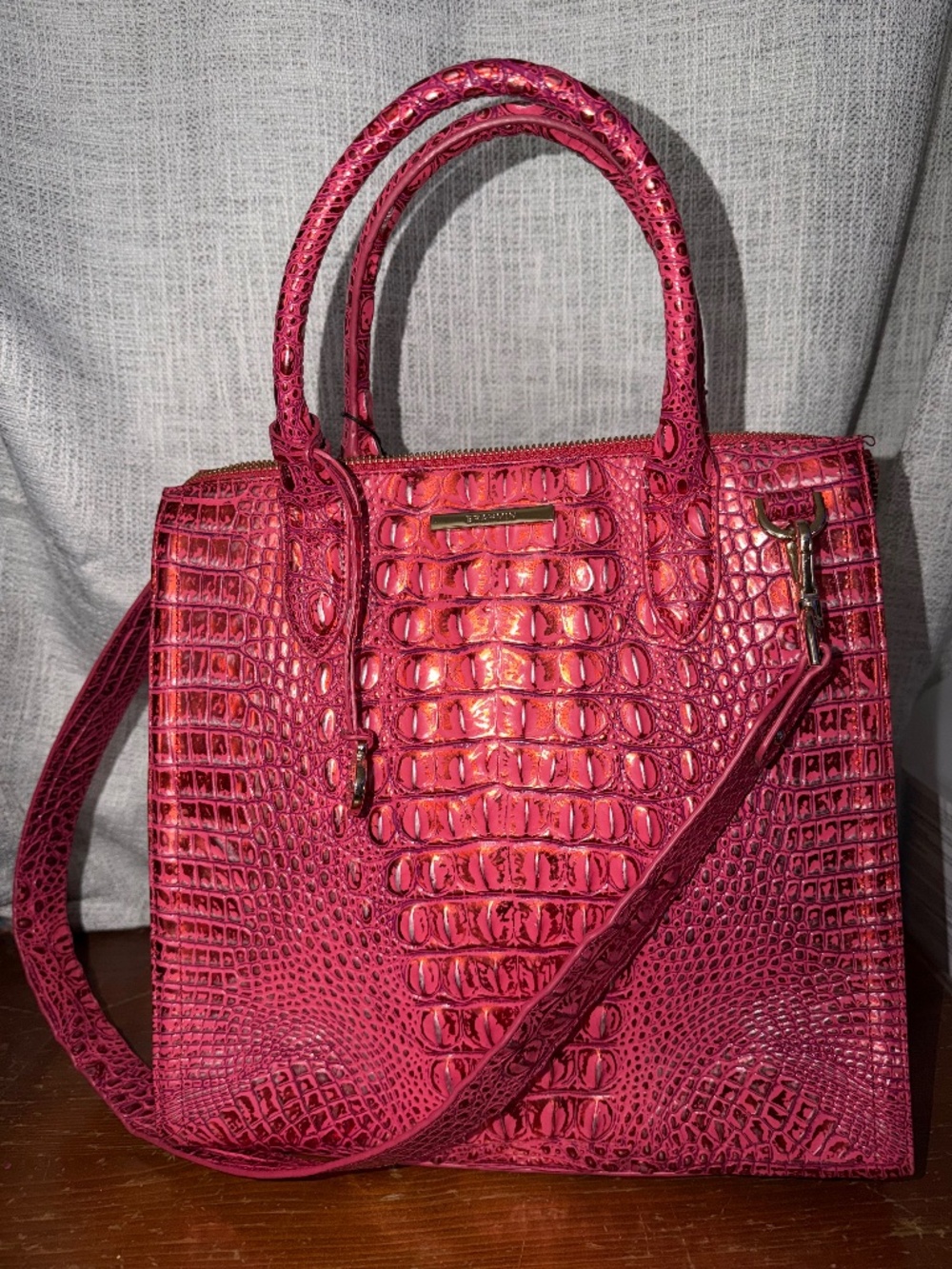Brahmin red dragon Melbourne Caroline tote